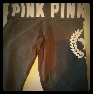 Victoria secret pink black leggings